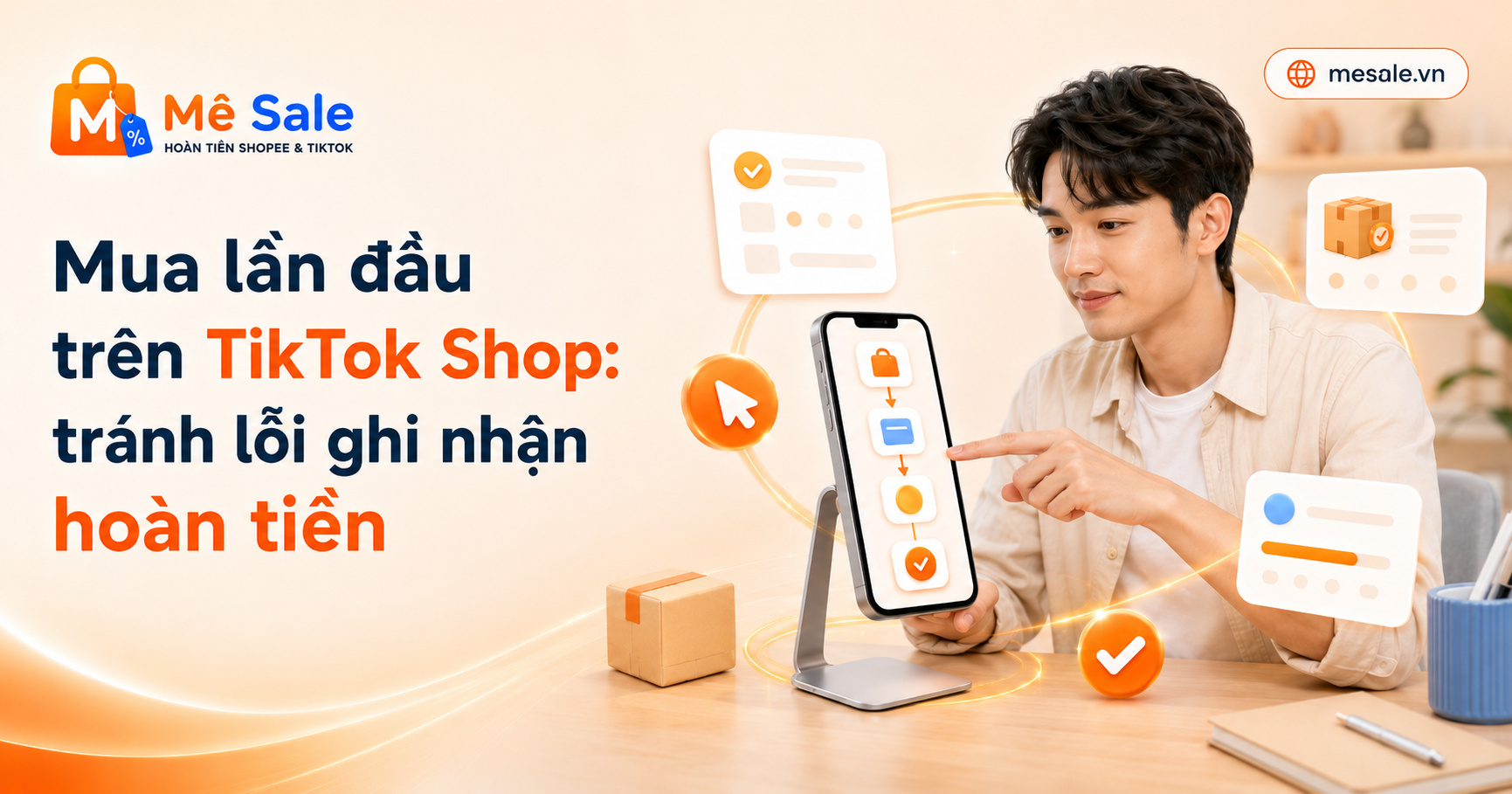 Mua lần đầu trên TikTok Shop: tránh lỗi ghi nhận hoàn tiền