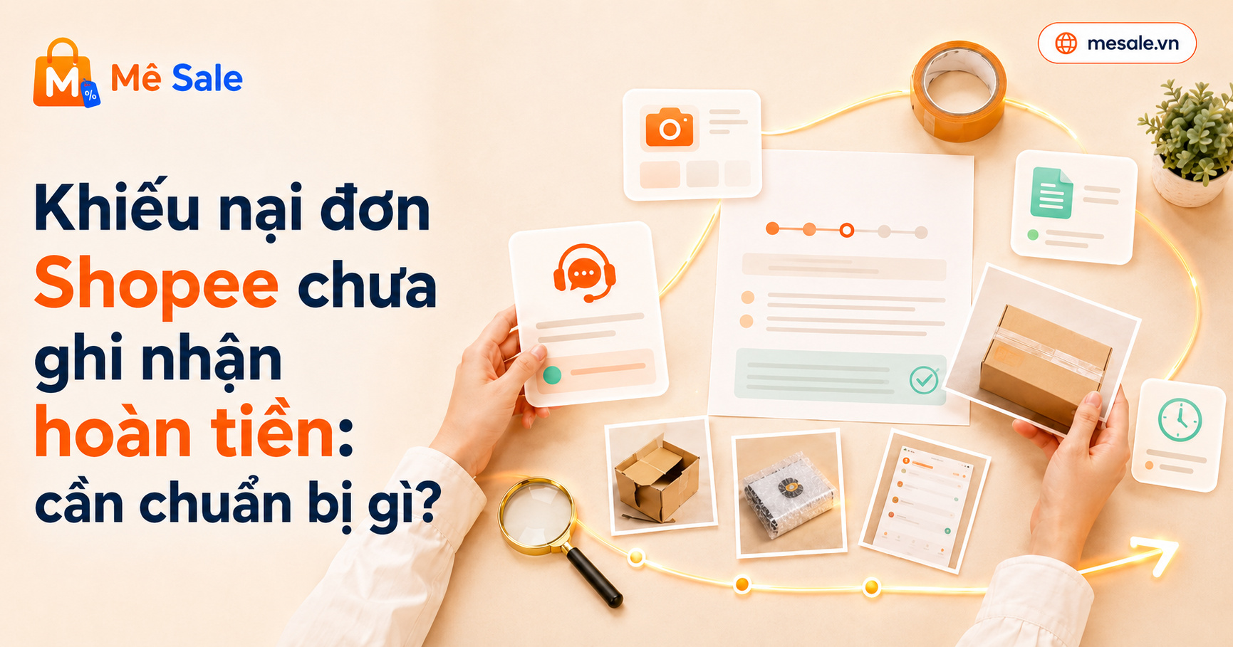 Khiếu nại đơn Shopee chưa ghi nhận hoàn tiền: cần chuẩn bị gì?