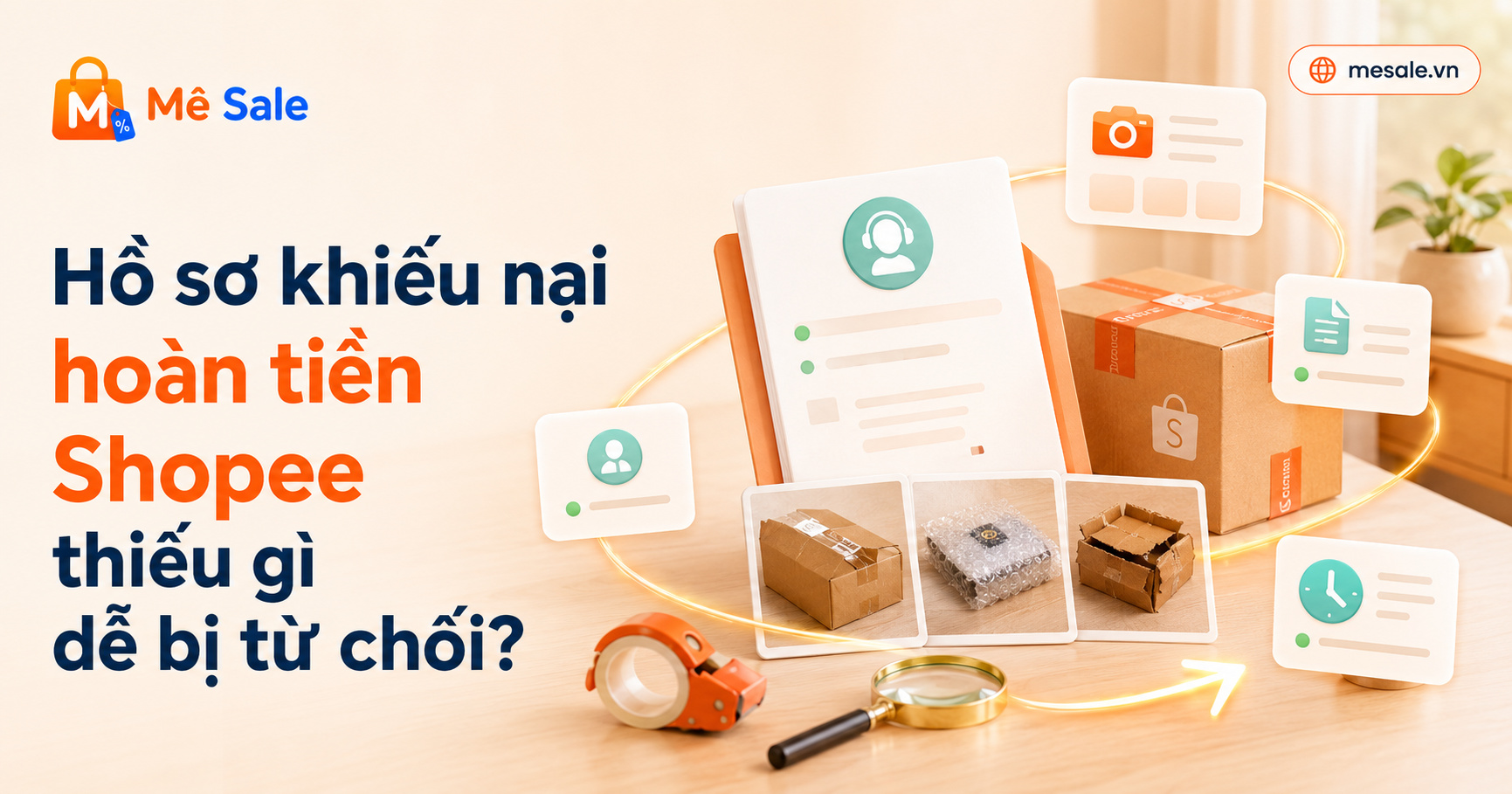 Hồ sơ khiếu nại hoàn tiền Shopee thiếu gì dễ bị từ chối?