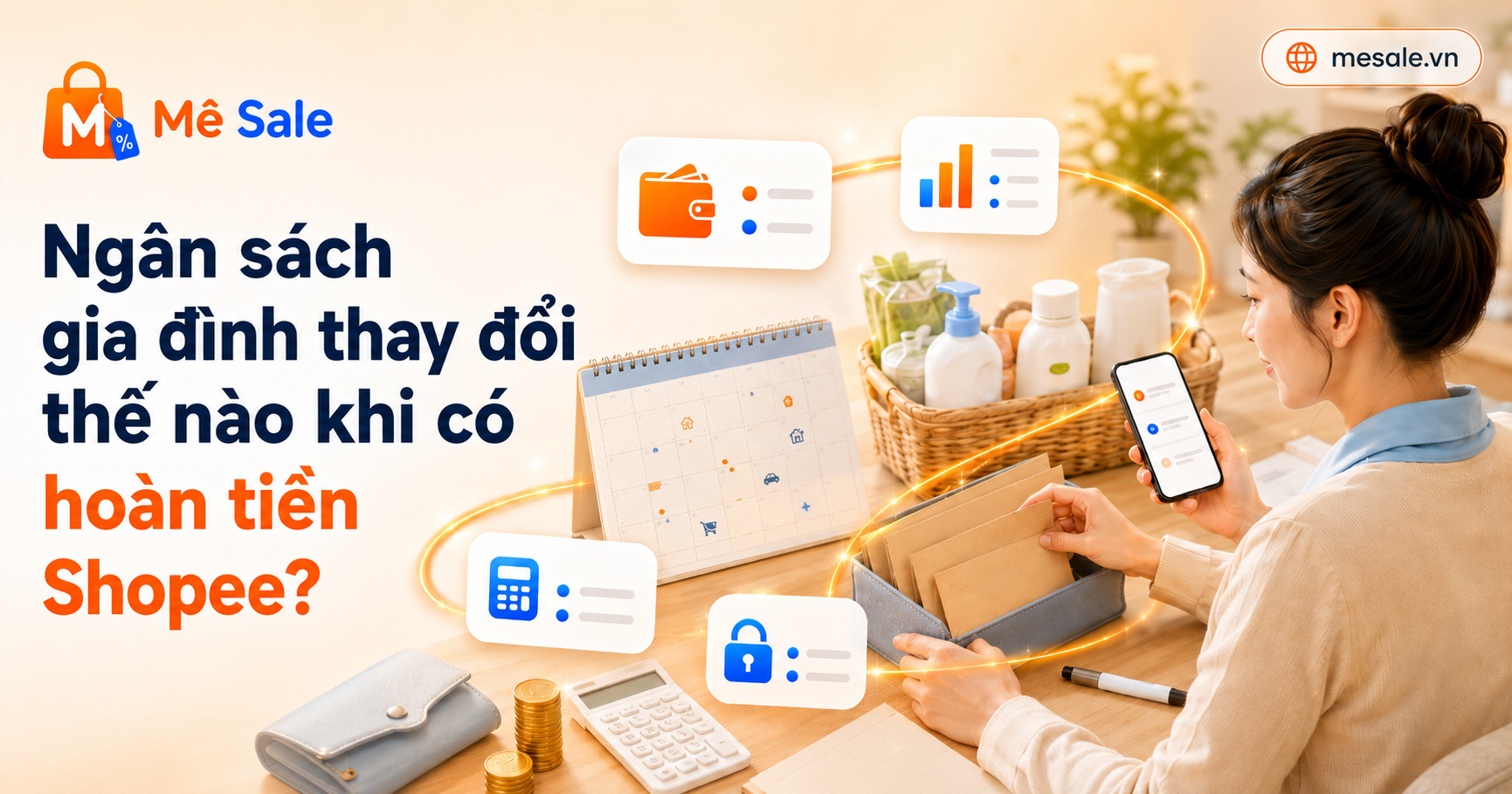 Ngân sách gia đình thay đổi thế nào khi có hoàn tiền Shopee?