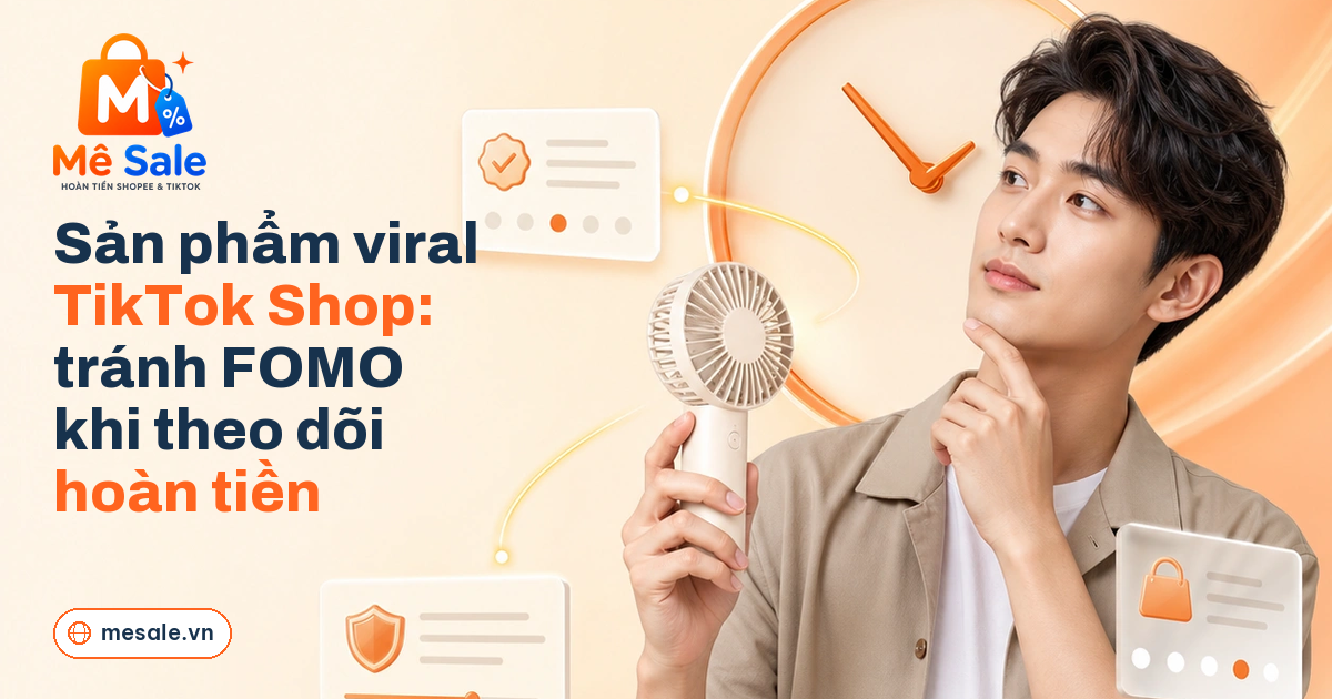 Sản phẩm viral TikTok Shop: tránh FOMO khi theo dõi hoàn tiền