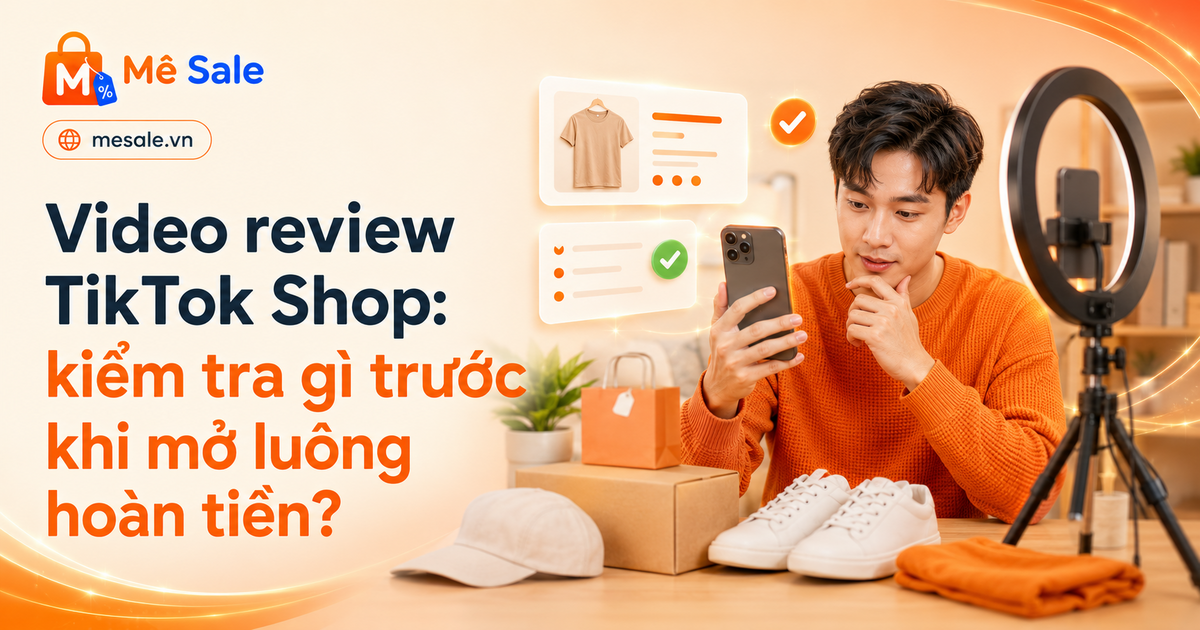 Video review TikTok Shop: kiểm tra gì trước khi mở luồng hoàn tiền?