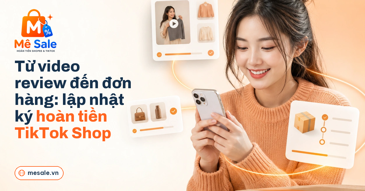 Từ video review đến đơn hàng: lập nhật ký hoàn tiền TikTok Shop