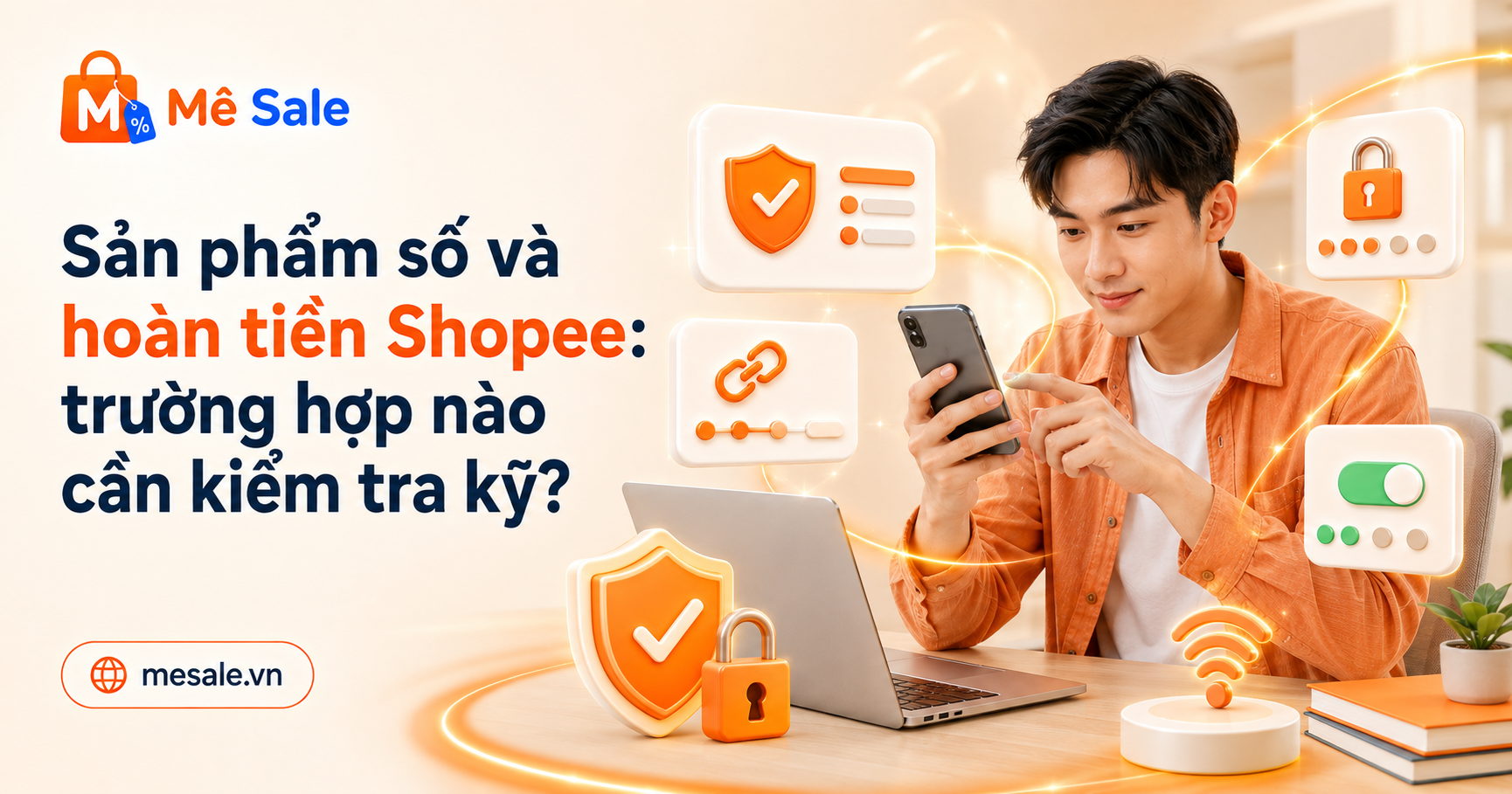 Sản phẩm số và hoàn tiền Shopee: trường hợp nào cần kiểm tra kỹ?