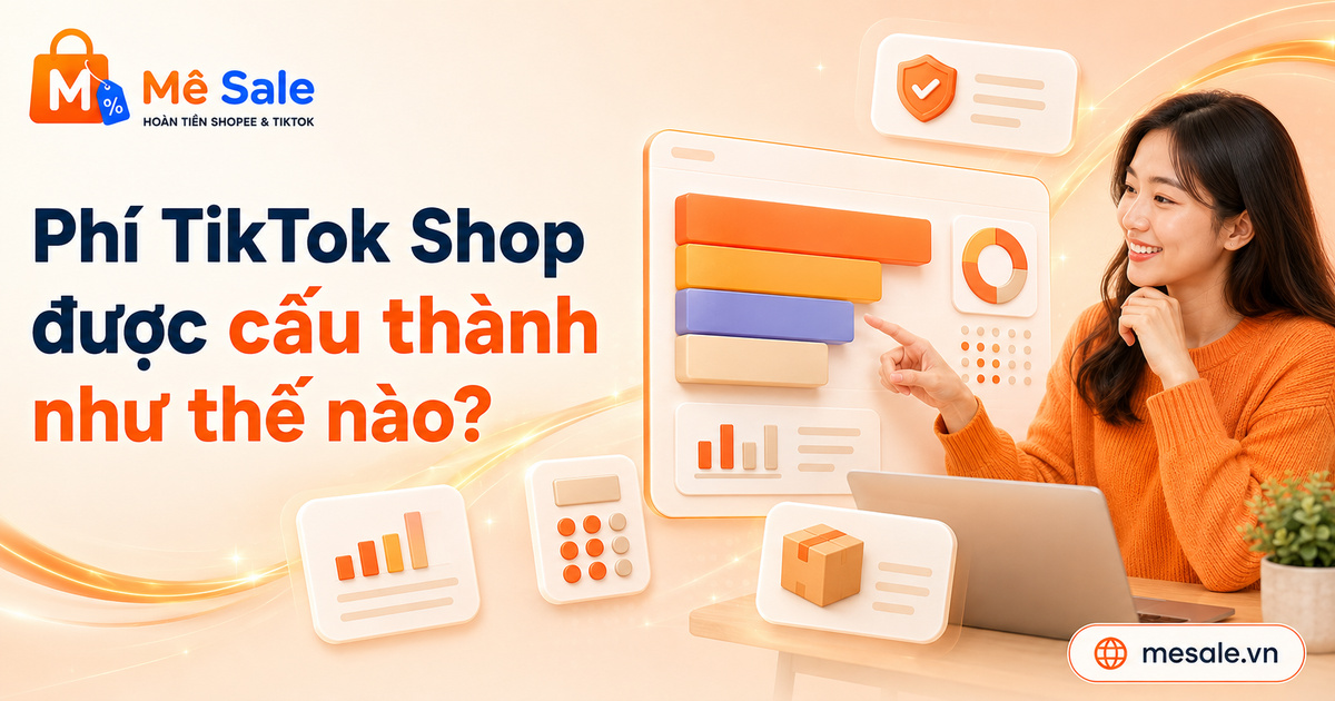 Phí TikTok Shop được cấu thành như thế nào?